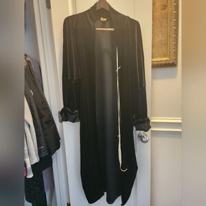 Black Velvet Opera Coat